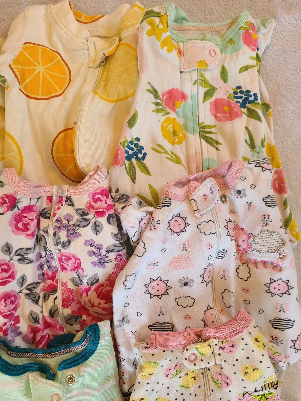 19pc Pajama Bundle- 3-6 Months